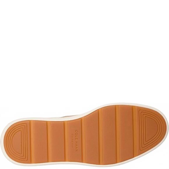 NEW COLE HAAN women's original grand max platform sneakers in ivory/tuscan sand - Picture 4 of 4